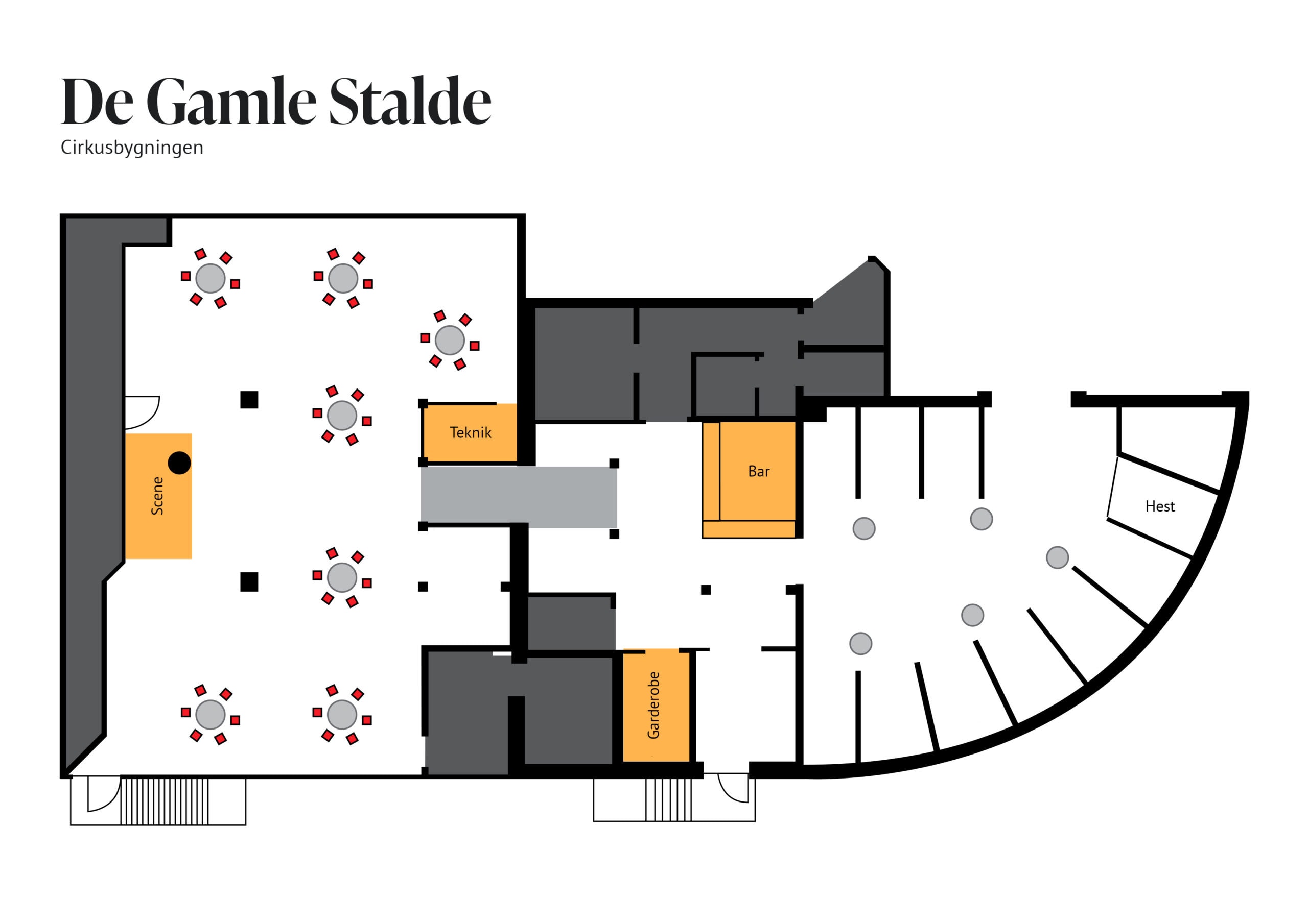Salsplan over De Gamle Stalde.