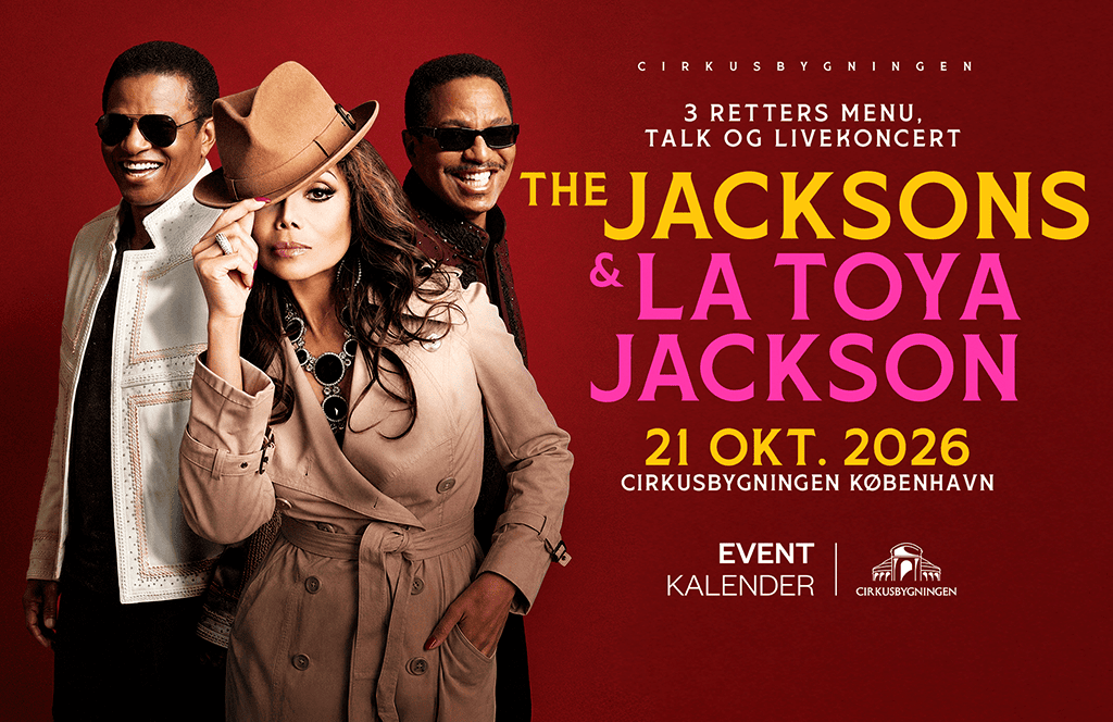 Jacksons & La Toya Jackson live koncert i Cirkusbygningen København.